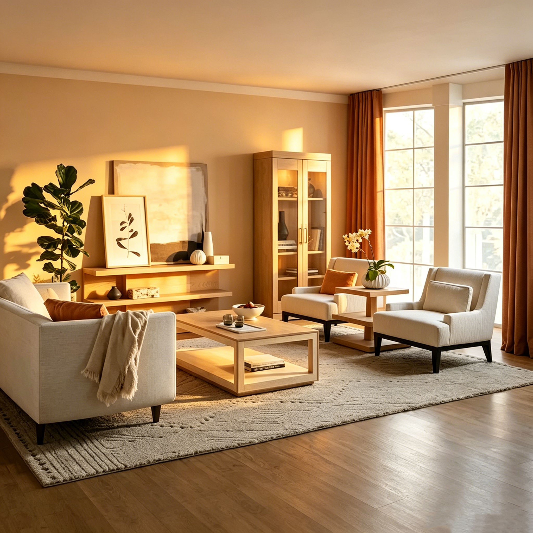 Table basse de luxe décontracté