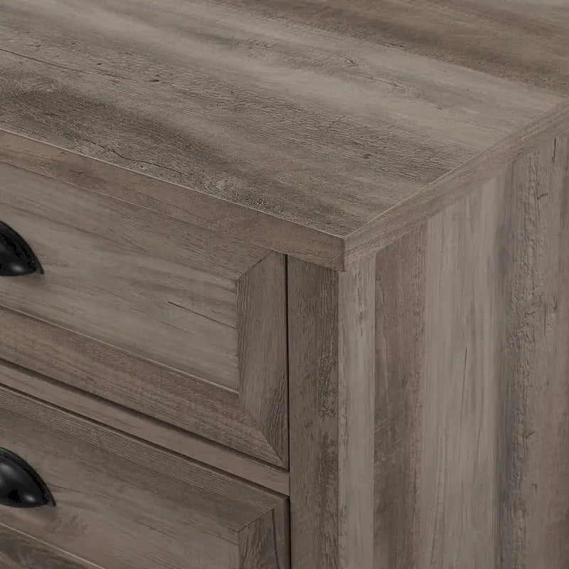 Middlebrook Designs 3 Drawer Farmhouse Nightstand
