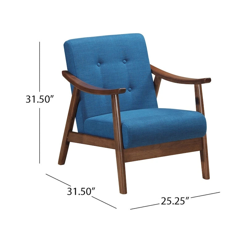 Fauteuil d'appoint moderne du milieu du siècle