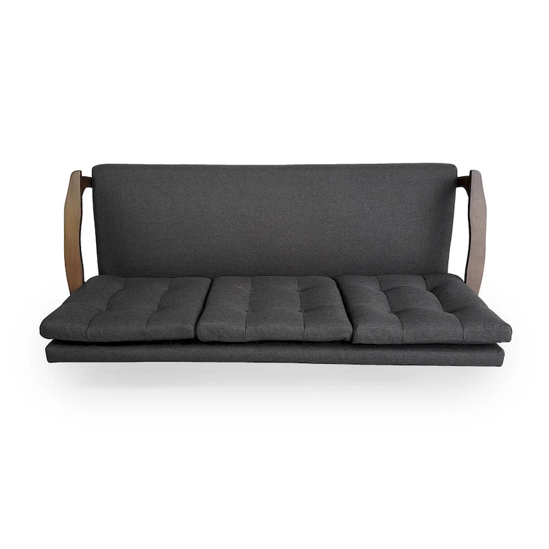Ensemble de canapés deux pièces en tissu de style Mid-Century
