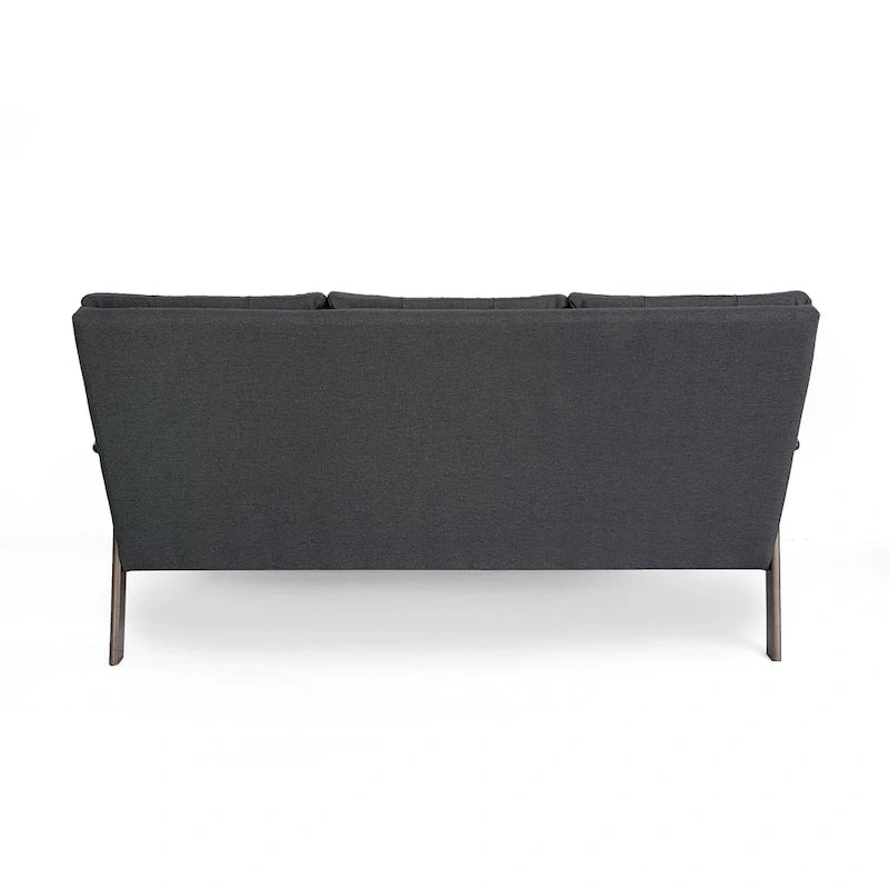 Ensemble de canapés deux pièces en tissu de style Mid-Century
