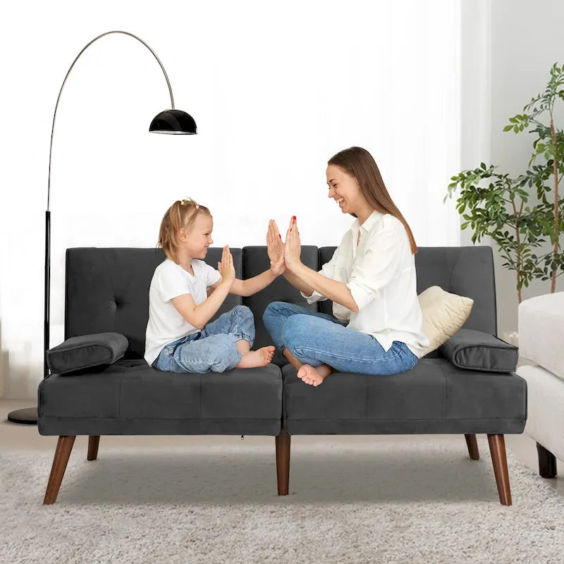 Petit Loveseat, Canapé-lit convertible 3 en 1 mignon