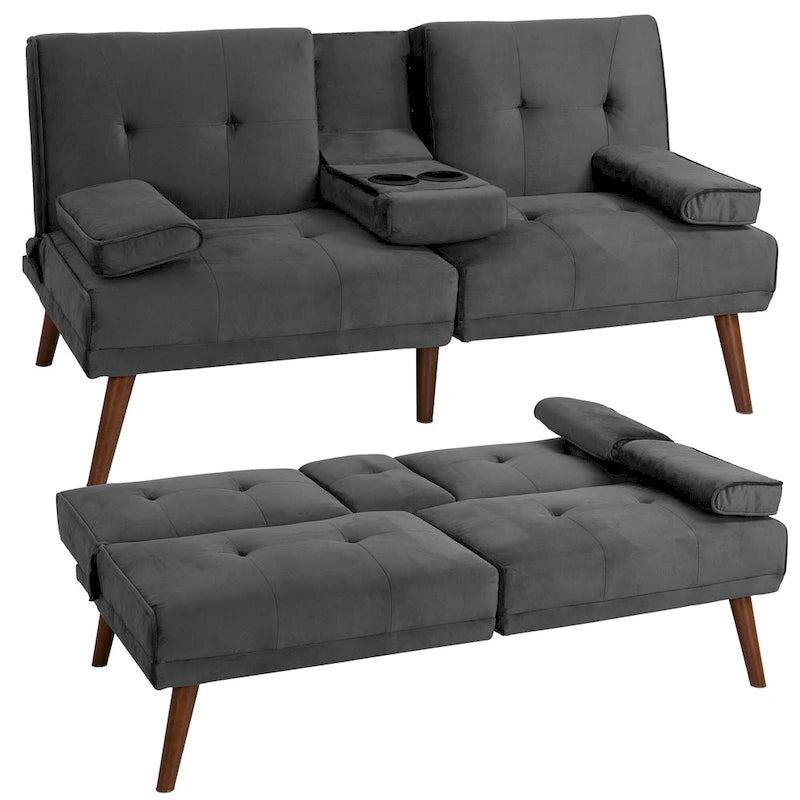 Petit Loveseat, Canapé-lit convertible 3 en 1 mignon