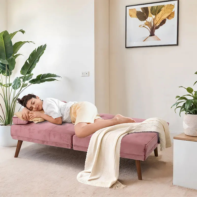 Petit Loveseat, Canapé-lit convertible 3 en 1 mignon