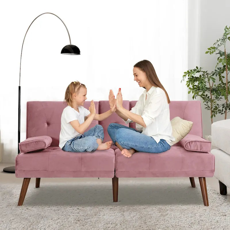 Petit Loveseat, Canapé-lit convertible 3 en 1 mignon