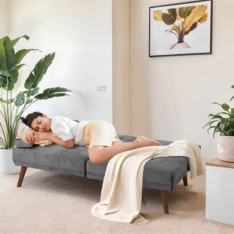 Petit Loveseat, Canapé-lit convertible 3 en 1 mignon