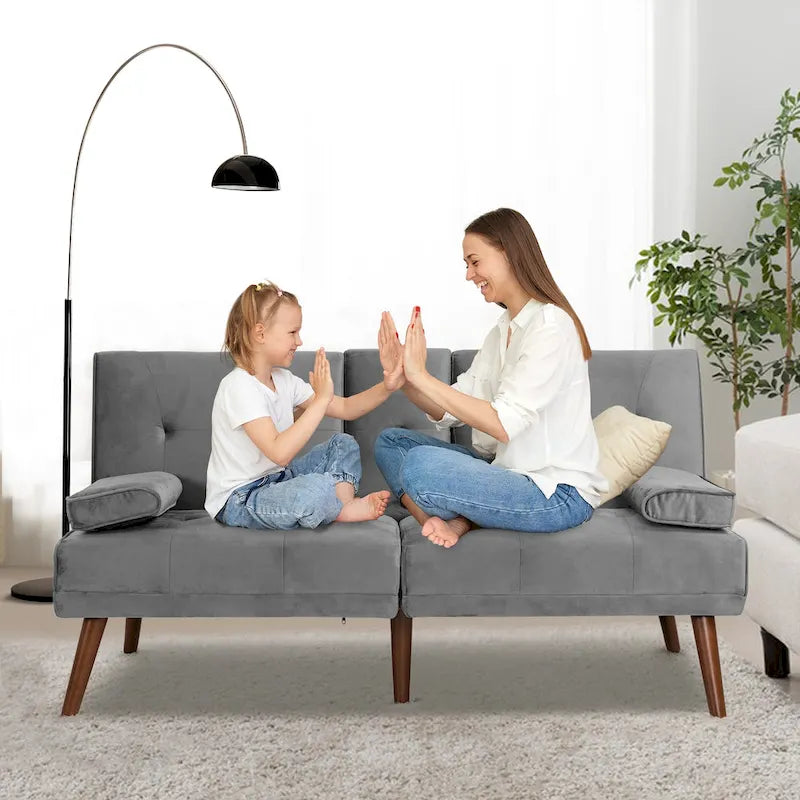 Petit Loveseat, Canapé-lit convertible 3 en 1 mignon