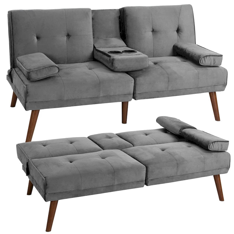Petit Loveseat, Canapé-lit convertible 3 en 1 mignon