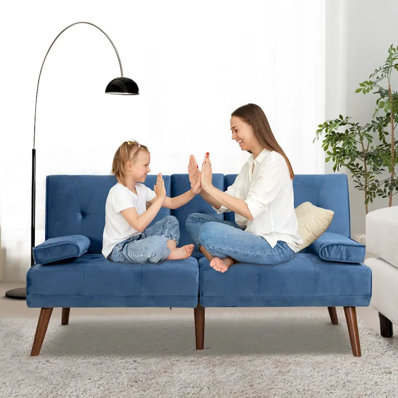 Petit Loveseat, Canapé-lit convertible 3 en 1 mignon