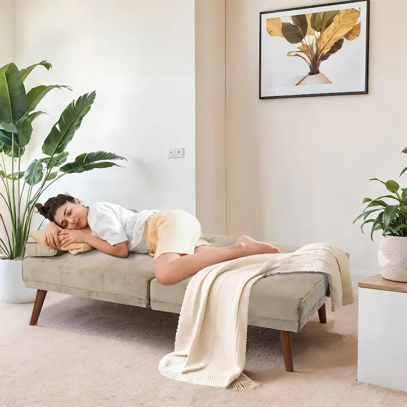 Petit Loveseat, Canapé-lit convertible 3 en 1 mignon