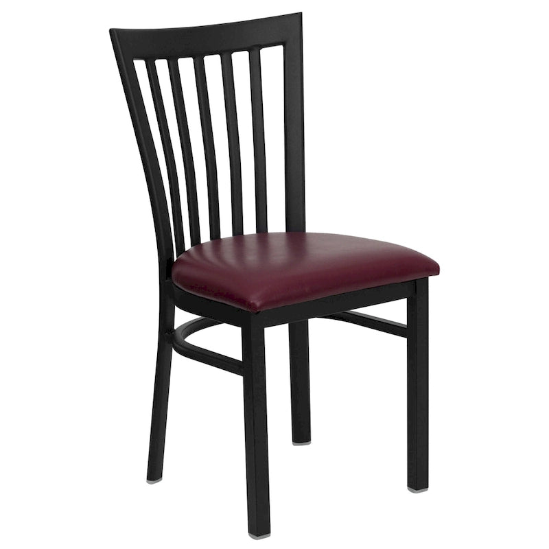 Chaise de restaurant en métal School House Back