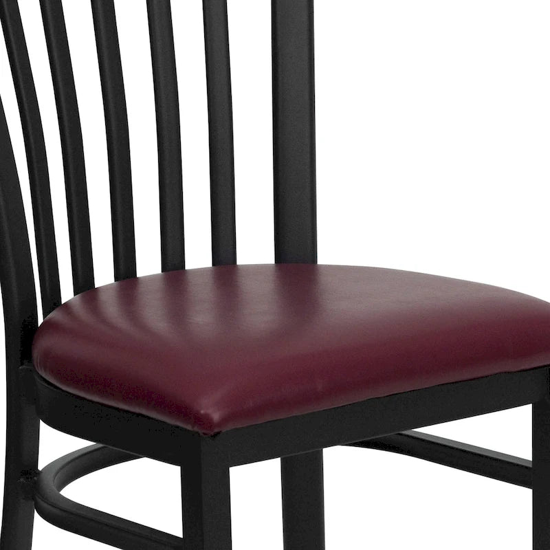 Chaise de restaurant en métal School House Back