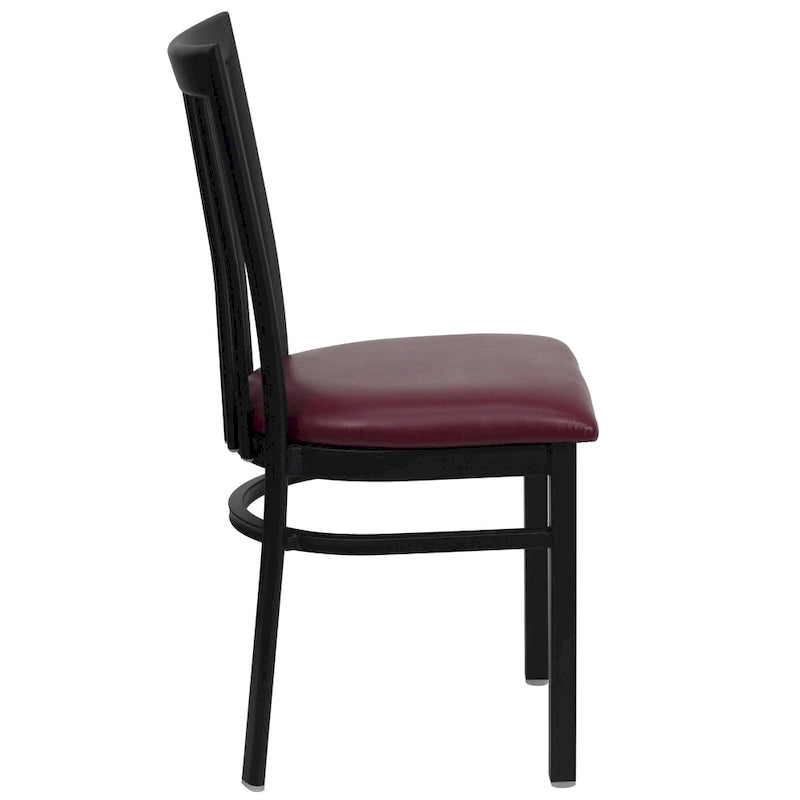 Chaise de restaurant en métal School House Back
