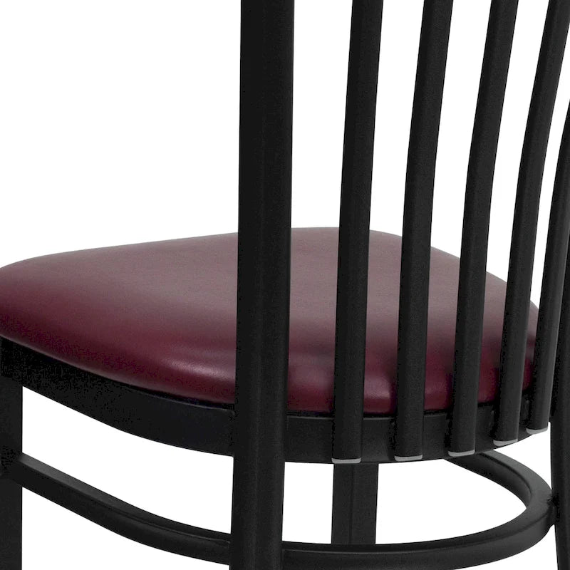 Chaise de restaurant en métal School House Back