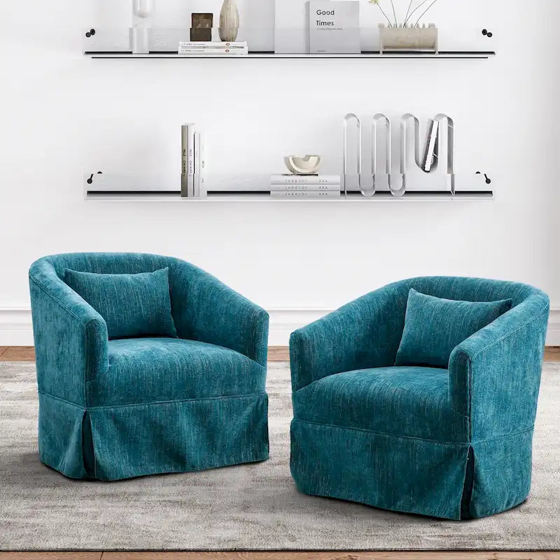 Fauteuil de salon rembourré, Fauteuil en tissu