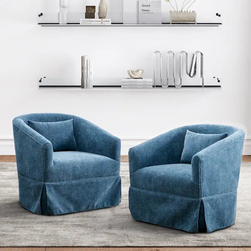 Fauteuil de salon rembourré, Fauteuil en tissu