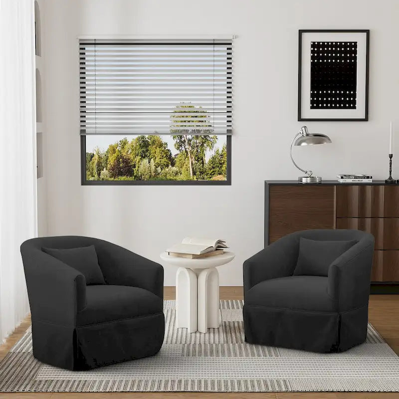 Fauteuil de salon rembourré, Fauteuil en tissu