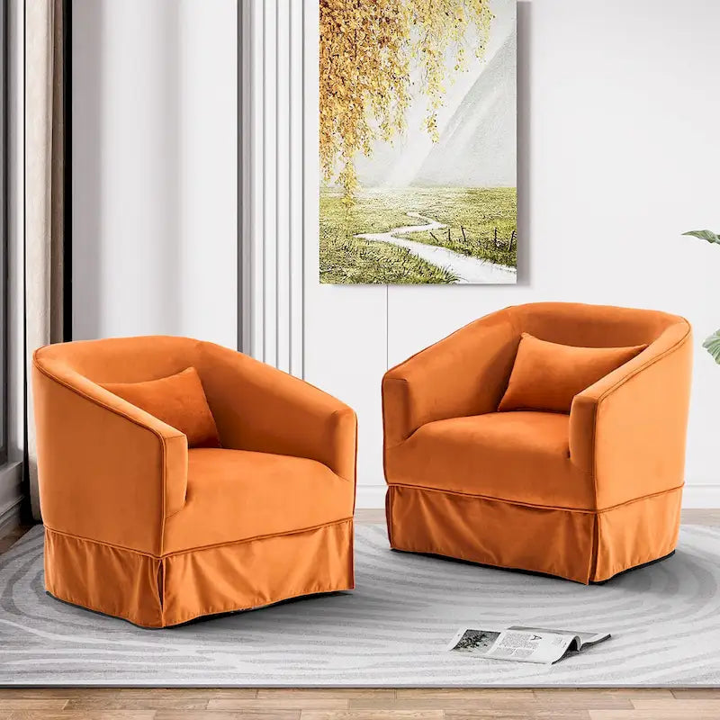 Fauteuil de salon rembourré, Fauteuil en tissu