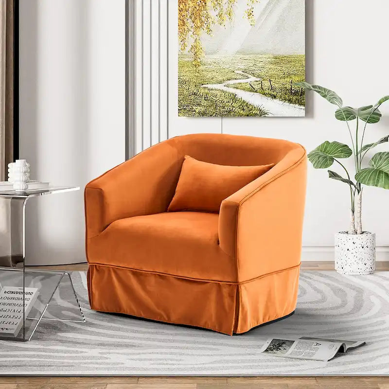 Fauteuil de salon rembourré, Fauteuil en tissu