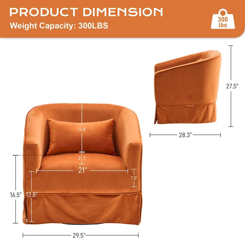 Fauteuil de salon rembourré, Fauteuil en tissu