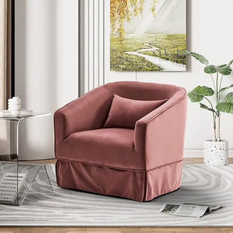 Fauteuil de salon rembourré, Fauteuil en tissu