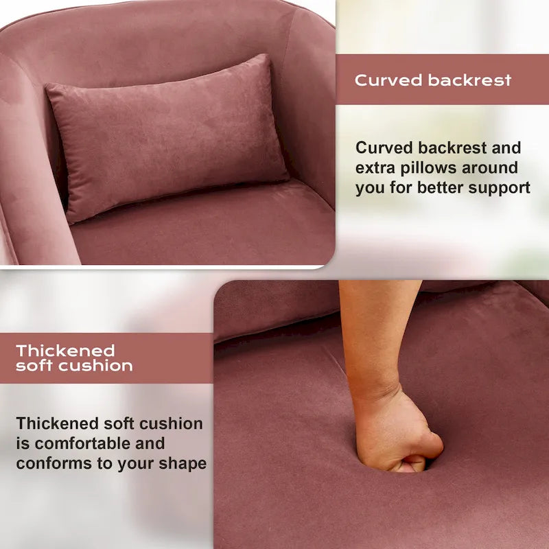 Fauteuil de salon rembourré, Fauteuil en tissu