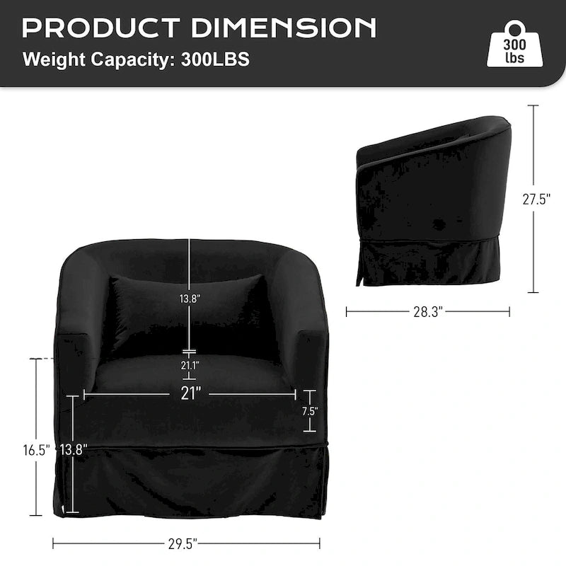 Fauteuil de salon rembourré, Fauteuil en tissu