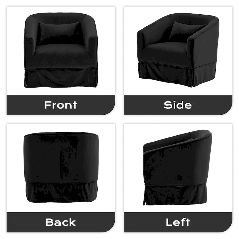 Fauteuil de salon rembourré, Fauteuil en tissu