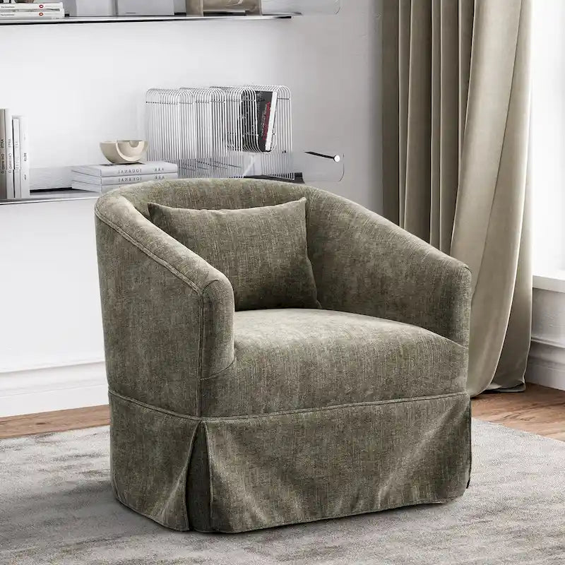 Fauteuil de salon rembourré, Fauteuil en tissu