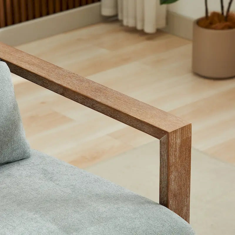 Fauteuil d'appoint pivotant moderne en tissu