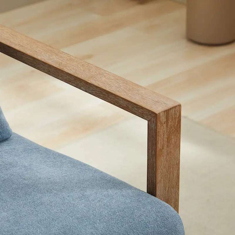 Fauteuil d'appoint pivotant moderne en tissu