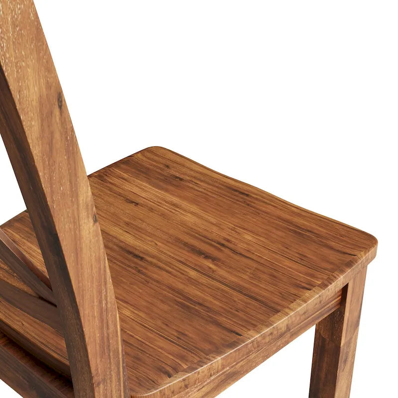 Table et chaises de coin-repas pliantes en bois