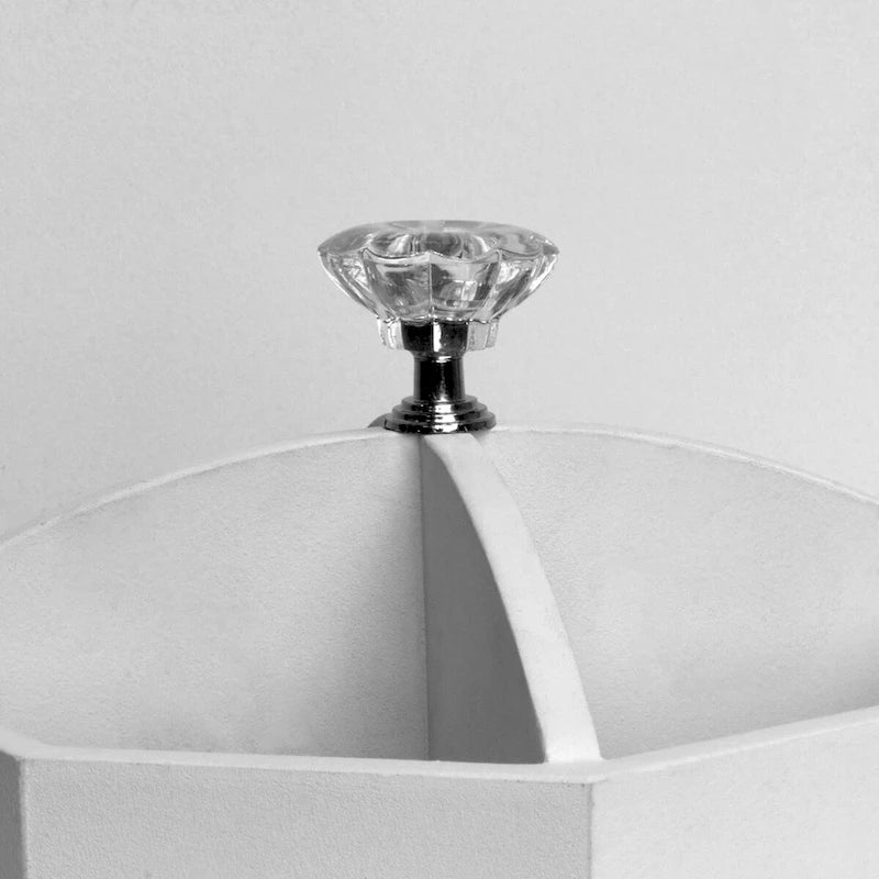 Organisateur de papeterie pivotant Art Déco - Blanc