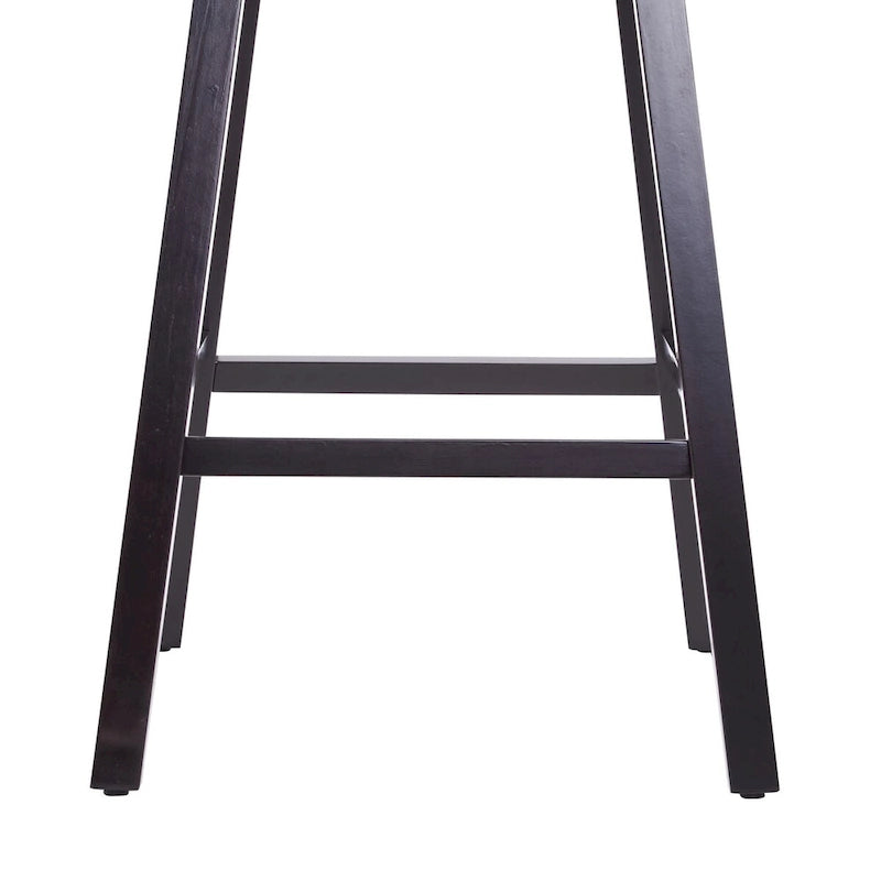 Tabourets de bar pivotants en hévéa de style moderne